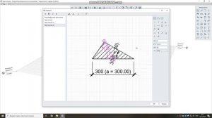 Построение треугольного сечения в редакторе профилей Renga.