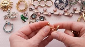 193.Распаковка!!! Большой лот,80 винтажных украшений.Моне,Трифари,Джоан Риверс,Сара Ковентри,Напье.