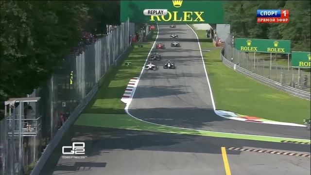 GP2 2014. Monza. Sergio Canamasas Double Contact