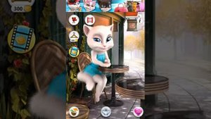 Talking Angela Coffeehouse In Paris Free Game For Kids