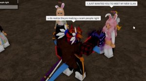 I Caught My Sister JOINING A TOXIC Girls Only Clan... (ROBLOX BLOX FRUIT)