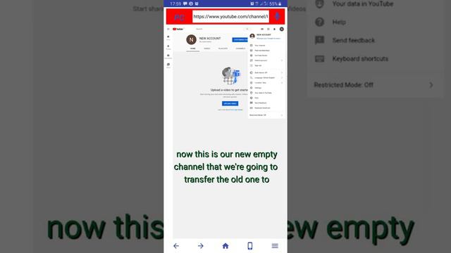 How to move a YouTube channel to another email on a mobile phone| without PC смотреть онлайн