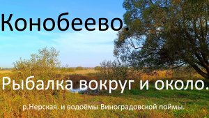 Конобеево. Рыбалка вокруг и около. Река Нерская и водоёмы Виноградовской поймы.