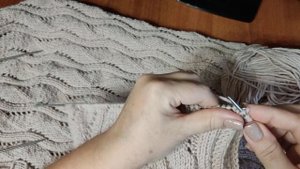 ??Ровный край планки спицами??