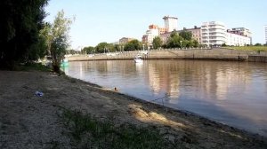Рыбалка на реке Омь в Омске.