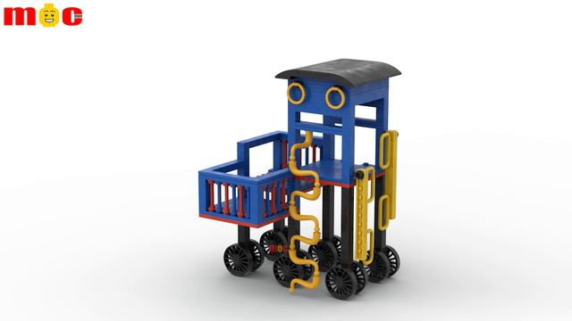 Lego CURSED THOMAS in EXTRA SLIDE Trevor Henderson | MOC man