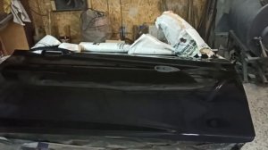 Дверь на Хёндай Солярис покрашена в переход по базе и лаку Реофлекс HS 4/1