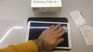 Samsung galaxy Tab A 2016 first start / первое включение