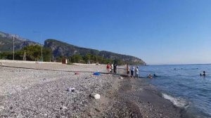 Поход на местный пляж Турция Бельдиби Castle Park hotel  часть2