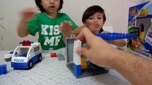 JDLT "Полицейский участок" конструктор собираем. Аналог LEGO DUPLO. Collecting cunstructer(designer