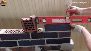 Кирпичная кладка на  белый шов Мастер класс от Михалыча Замес и нанесение , кладка и расшивка