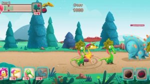 Играю в Дино Баш 8-11 уровень. Dino Bash 1 часть прохождения??????