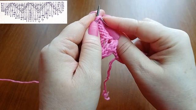 Очаровательна ЛИЛИЯ. Узоры спицами со схемами. Вязание спицами. Knitting  pattern "Lily".