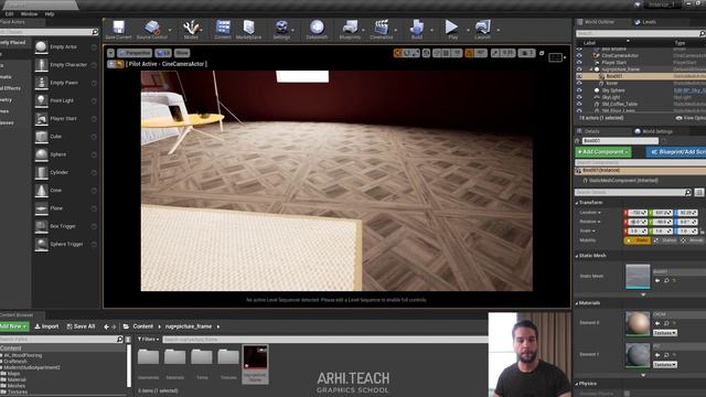 Создание интерьера в Unreal Engine за 30 минут | Unreal Engine для начинающих