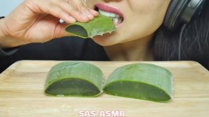 ASMR ALOE VERA CHALLENGE (Soft Sticky, Crunchy SOUNDS) NO TALKING | SAS-ASMR