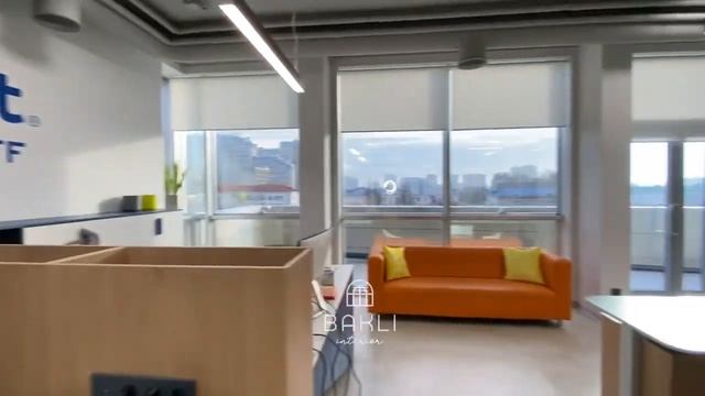 Офисные перегородки из стекла и стали БАКЛИ /BAKLI зонирование пространства дизайн офиса Краснодар