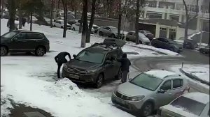 В Уфе охранники ЧОПа поймали автовора