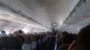 Видео из самолета Когалымавиа разбившегося в Египте 31 10 2015