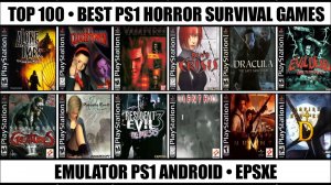 Топ 100 лучших игр ужасов для PS1 | Лучшие игры PS1 | Эмулятор PS1 Android
