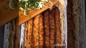 Люля кебаб из курицы и баранины