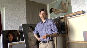 В мастерской художника Дмитрия Евтушенко #Дмитрий_Евтушенко #Мастерская_художника #Живопись