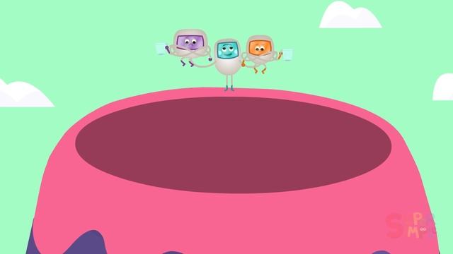 The Bumble Nums Make Erupting Raspberry Lava Cake | Cartoon For Kids
