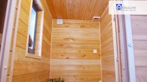 Модульная баня с комнатой отдыха бранхаус