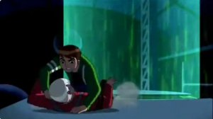 Бен мешает Альбедо взорвать бомбу. (Ben 10 Ultimate Alien)