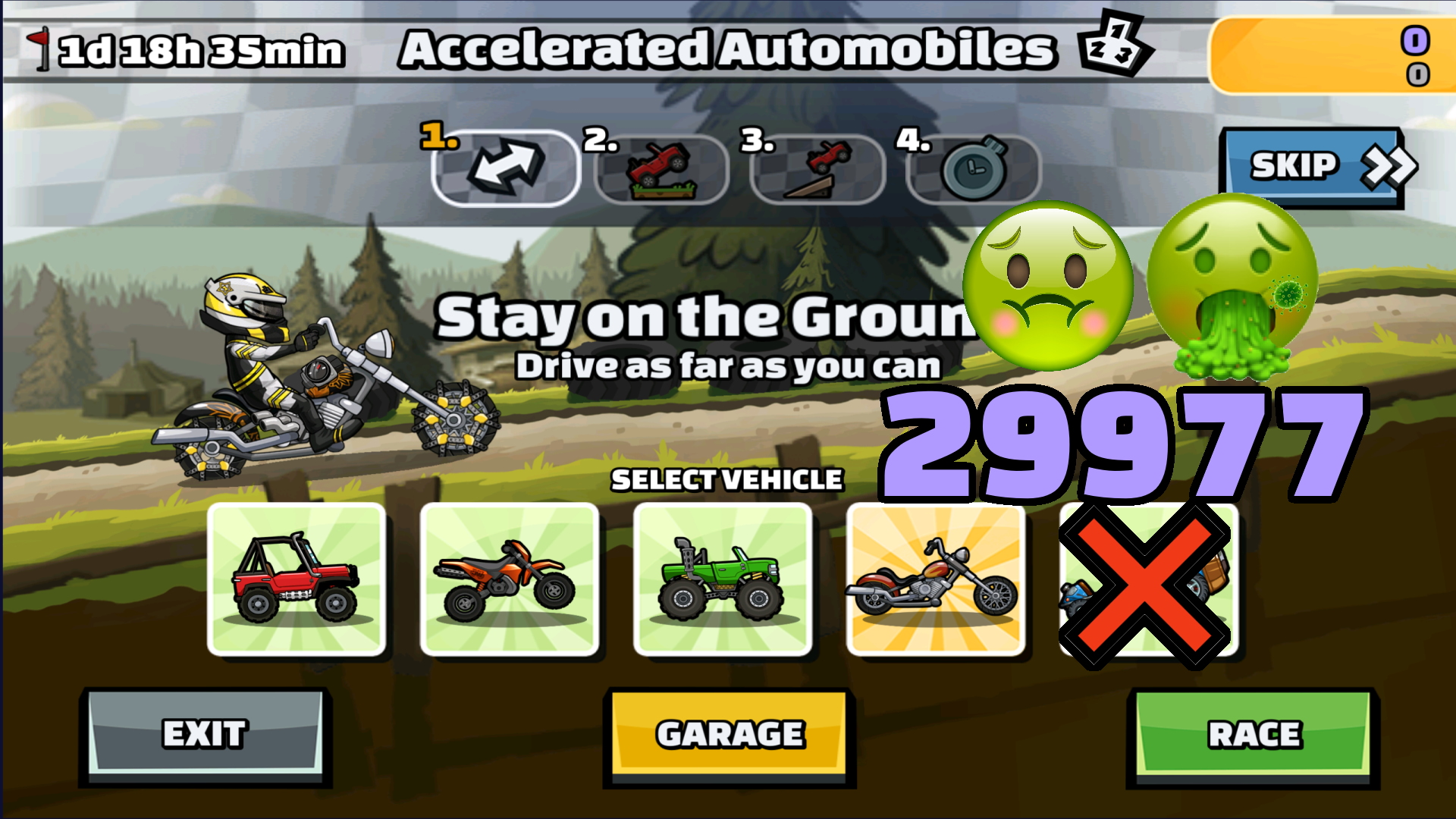 Hill Climb Racing 2 - ? 29977 ? New Team Event (Accelerated Automobiles)