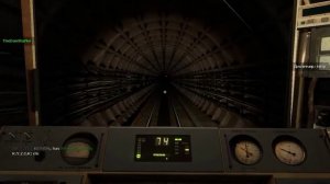 Поездка на 6-ти вагонном Номерном по Невско-Василеостровской линии. Garry's Mod, Metrostroi