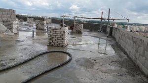 Устройство стяжки на плоской кровле