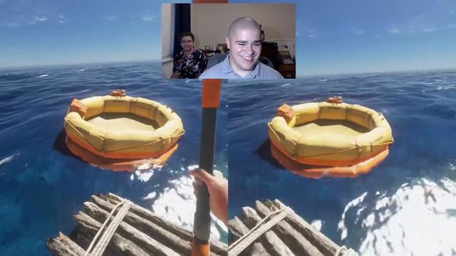 Firing Signal Flare On Ship Tower! | Will Help Come? - Stranded Deep Split Screen Co-op Part 4