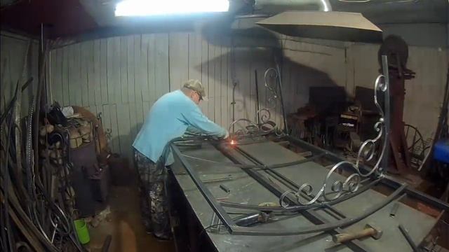 ХОЛОДНАЯ КОВКА  // ДЛЯ ДУШИ И КАРМАНА!!! Из ПРОФИЛЬНОЙ трубы! смотреть онлайн