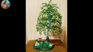 Самые красивые березы из бисера 2018. Топ 20