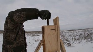 Привада на ЛИСУ.Охота с Лабаза.Хитрая Лиса на приваде.