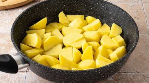 Жареная картошка с маринованными грибами