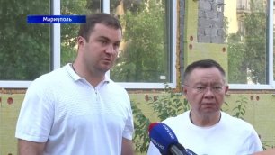 Виталий Хоценко и Ирек Файзуллин проконтролировали процесс восстановления Мариуполя