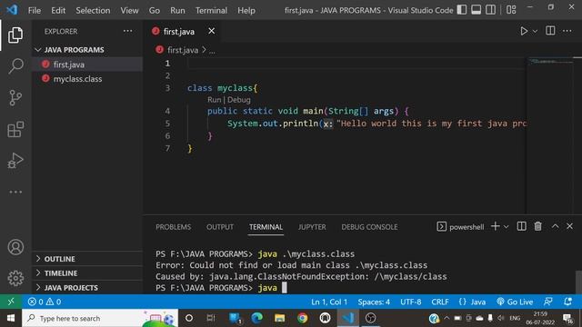 First java program | program to print msg in double quotes in java смотреть онлайн