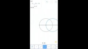 Euclidea - 4. Дельта (Delta) - 4.7 Квадратный корень из 3