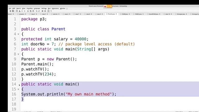Java in Tamil - protected keyword - Constructor in Inheritance - Muthuramalingam - Payilagam