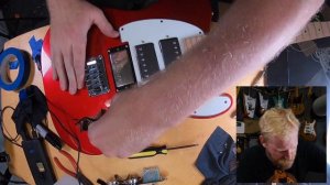 Squier Contemporary Tele Mod - 3 Humbuckers & Coil cuts all around! - Ryan uses power tools!