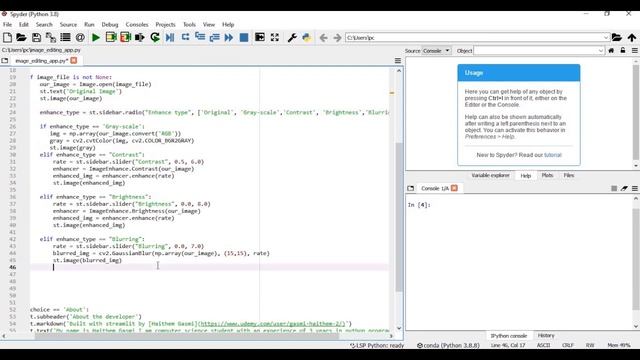 Build a Web App With Python and OpenCv  Image Editing App - Lecture  3