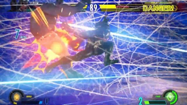 Spiderman & Venom Vs venom & Hulk [Very Hard] Marvel vs capcom infinite game Play смотреть онлайн