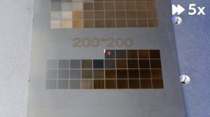 Лазерный маркер, цветная гравировка на металле, Raycus и IPG. Сравнение линз 100х100 и 200х200