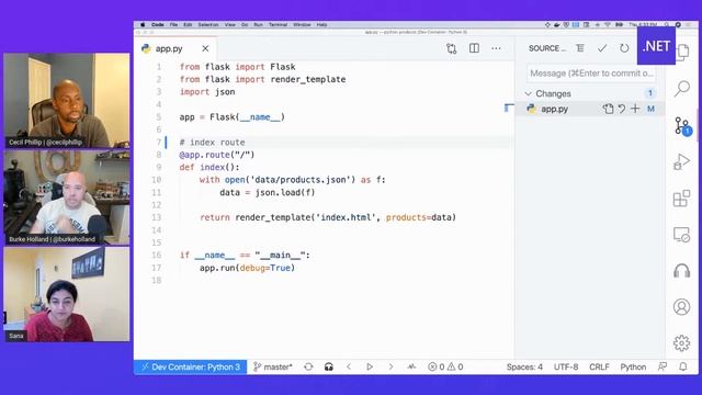 On .NET Live - Exploring the inner loop with VS Code and GitHub смотреть онлайн