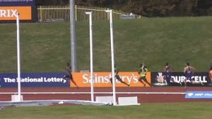 Kirani James wins mens 400m in Birmingham, August 2014