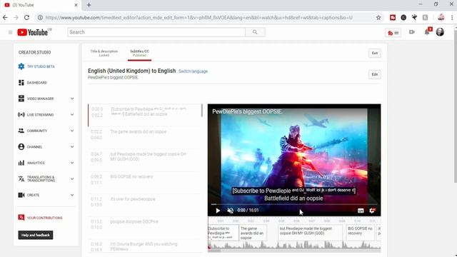 How To Add Subtitles To OTHER PEOPLES YouTube Videos