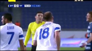 Днепр - Олимпик - 3:2. Гол: Роман Зозуля (93`)