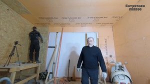 Стены и потолок из osb шип-паз / МЕТАЛЛИЧЕСКИЙ ГАРАЖ