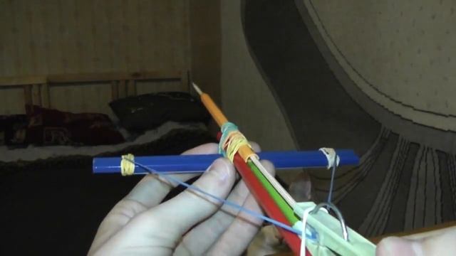 Мини арбалет из карандашей смотреть онлайн